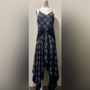 Diane Von Furstenberg hi-low maxi dress